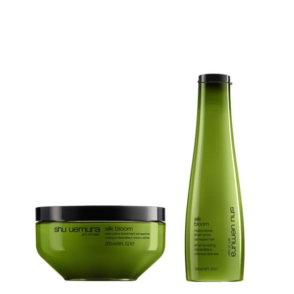 Beauty Kit Shu Uemura Silk Bloom Restorative Shampoo e Trattamento per capelli indeboliti
