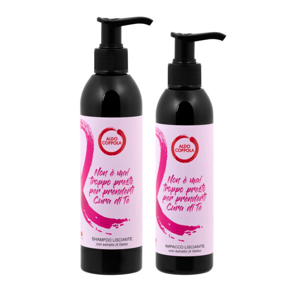 Beauty Kit Lisciante Pink Line Shampoo e Impacco
