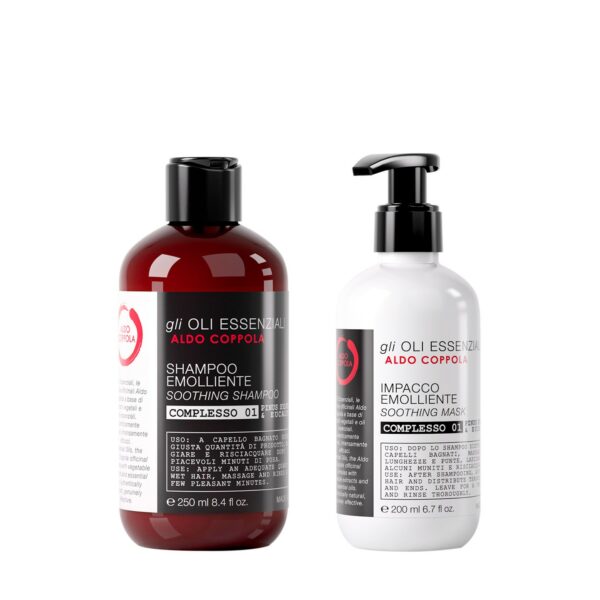 Beauty Kit Emolliente Oli Essenziali Shampoo e Impacco