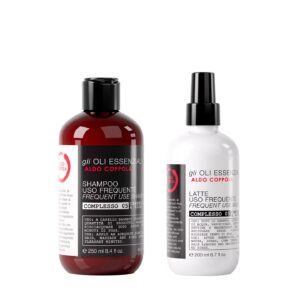 Beauty Kit Uso Frequente Oli Essenziali Shampoo e Latte