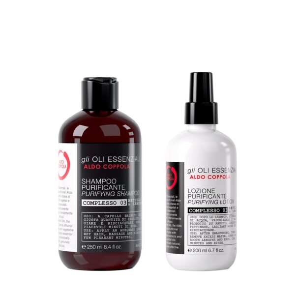 Beauty Kit Purificante Oli Essenziali Shampoo e Lozione